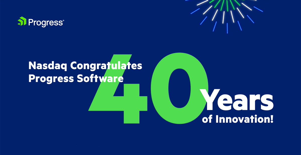 Progress celebrates at Nasdaq